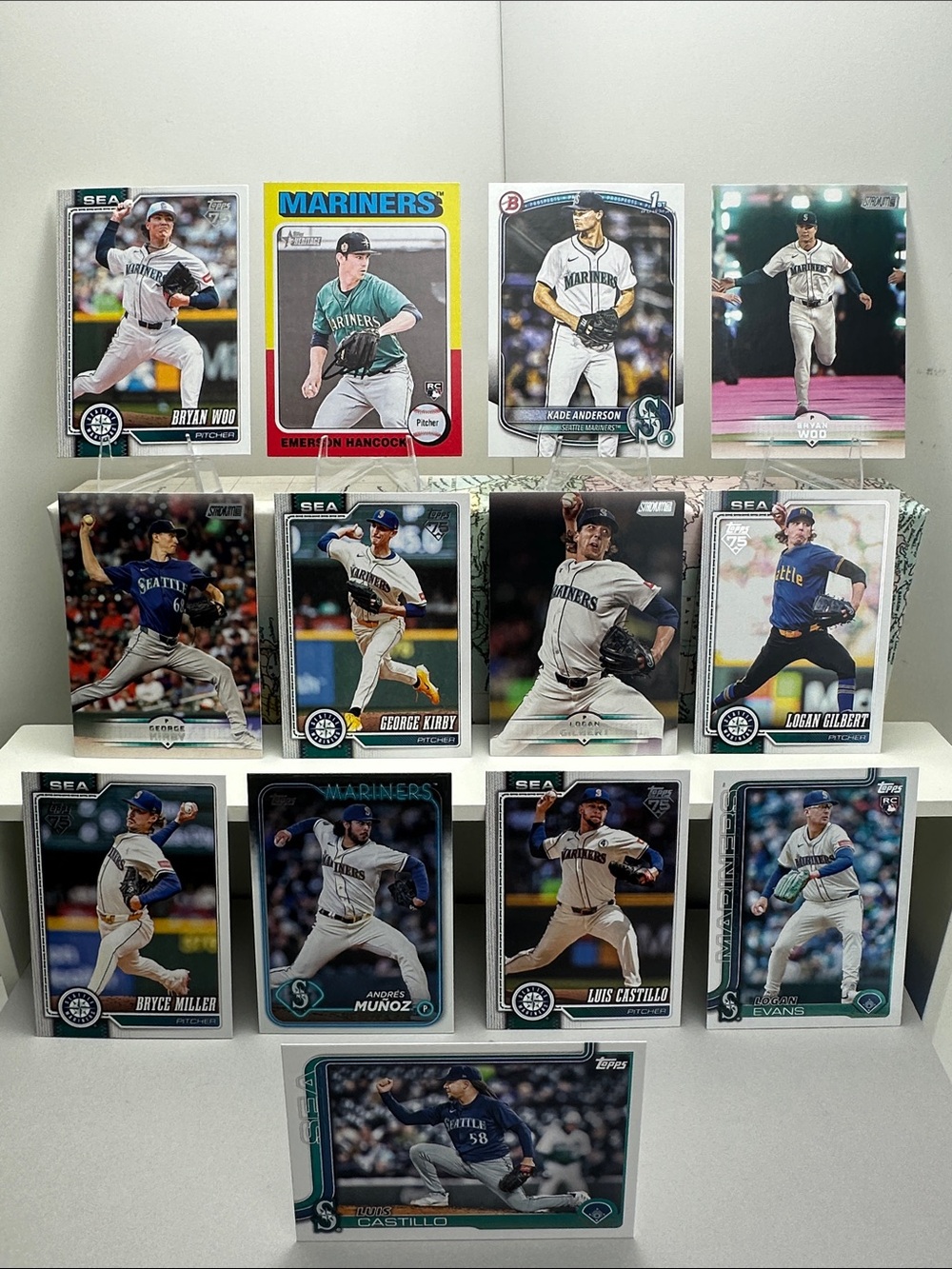 Mariners starting rotation w/ Emerson Hancock/Kade Anderson rookies + Brian Woo